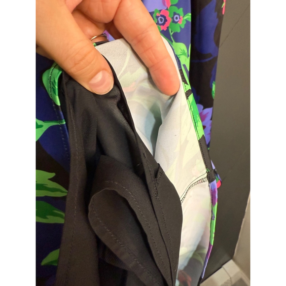 Women's AFRM Revolve Brand Floral Print Mini Dress Medium Blue Spring Summer - Picture 6 of 8